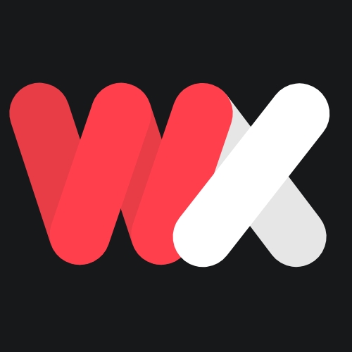 The Wolfworx logo. A "W" in red and an "X" in white overlapping. The purpose of the image is to show that the website is official containing the branding for the organisation.